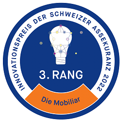 Innovationspreis Assekuranz 2022 Rang 3 für die Mobiliar