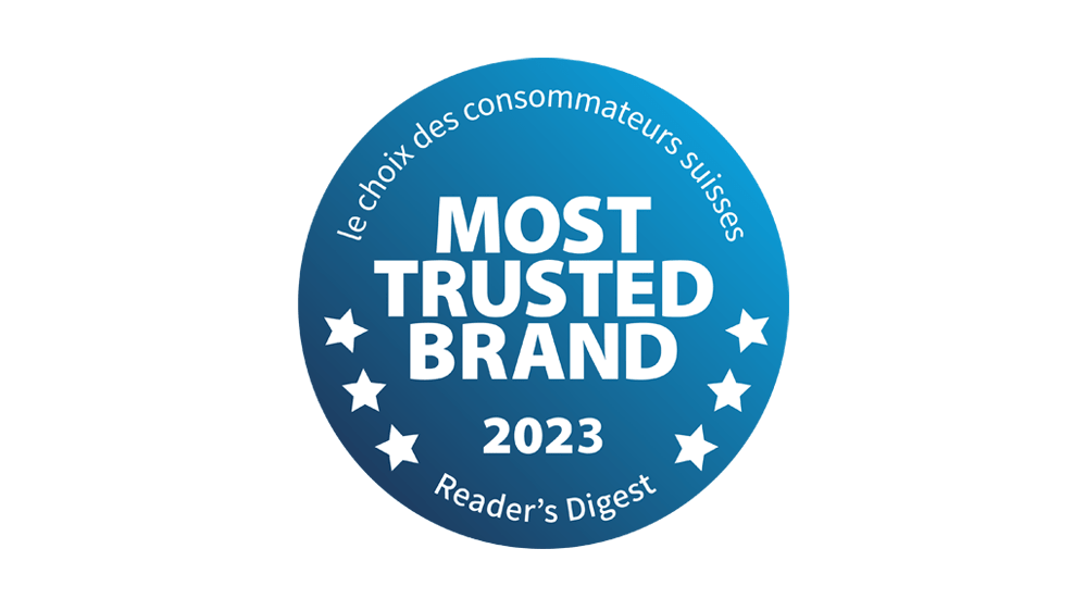 Label de qualité Most Trusted Brand 2023 du Reader’s Digest