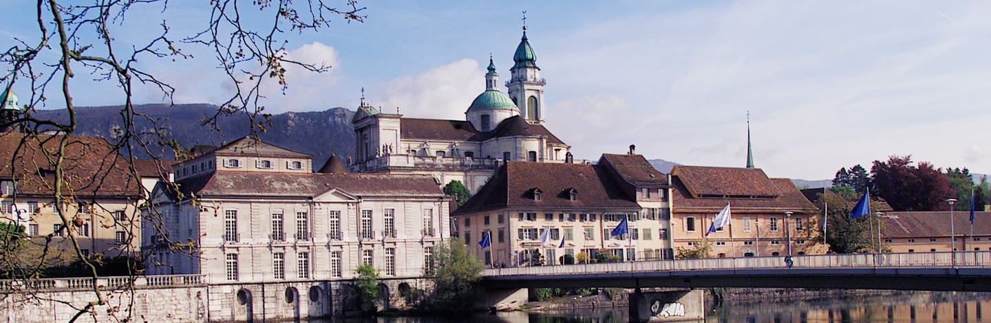 Aussicht auf die Stadt Solothurn